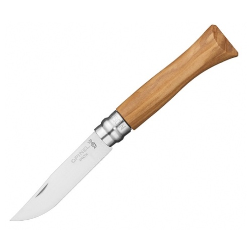 Нож Opinel №6, рукоять из оливкового дерева фото 2